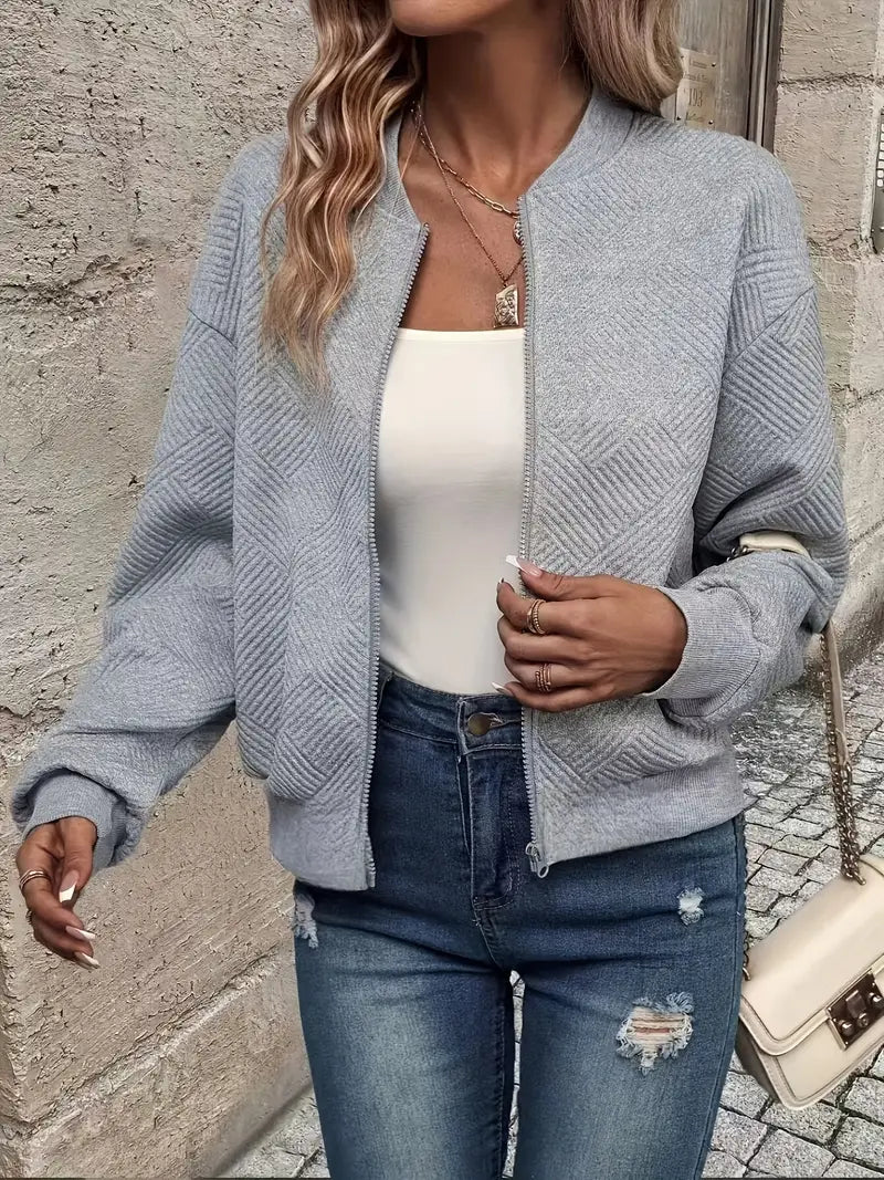 LIVIA | Jachetă de primăvară cu fermoar