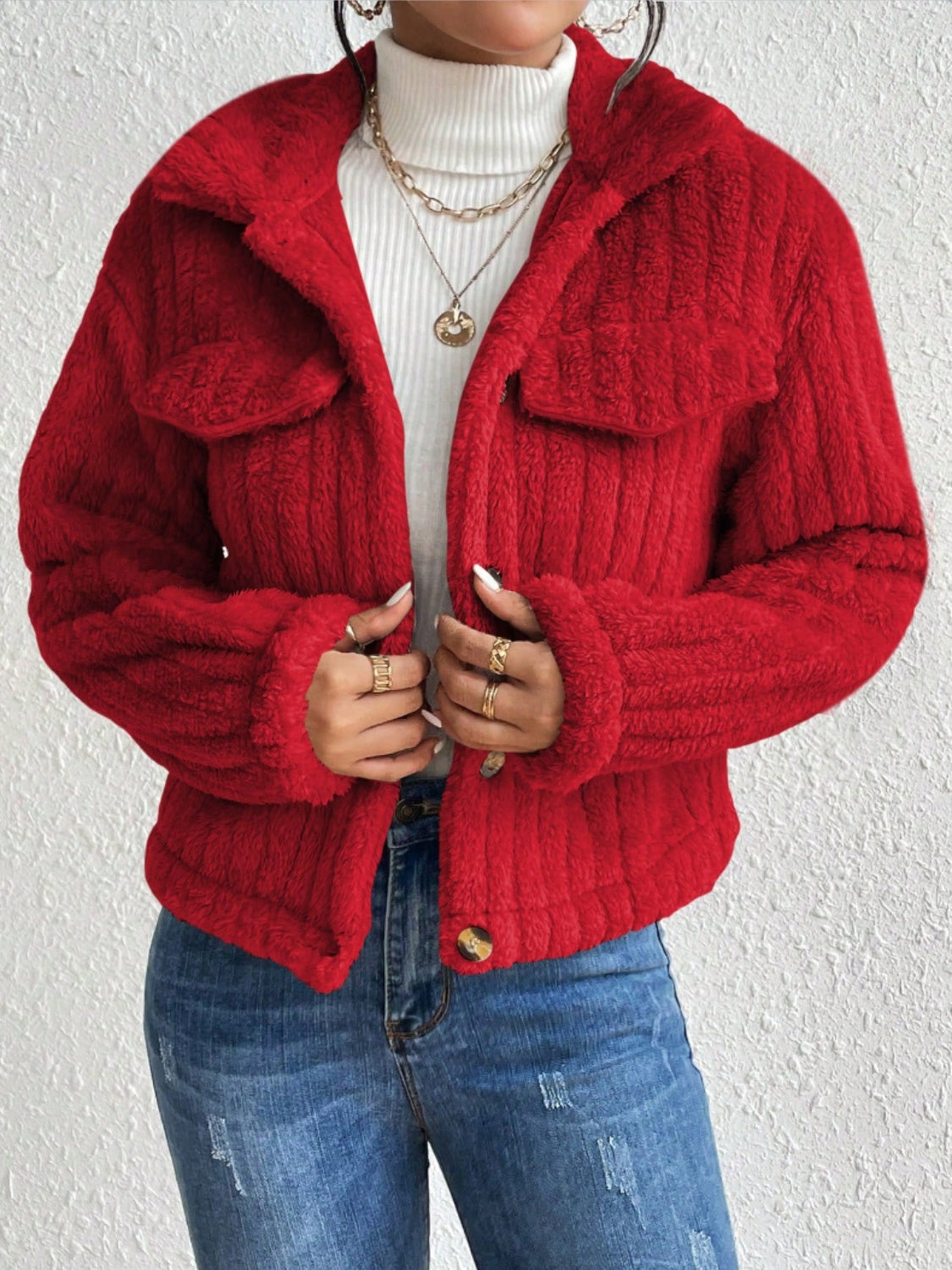 Fuzzy | Geacă de primăvară călduroasă