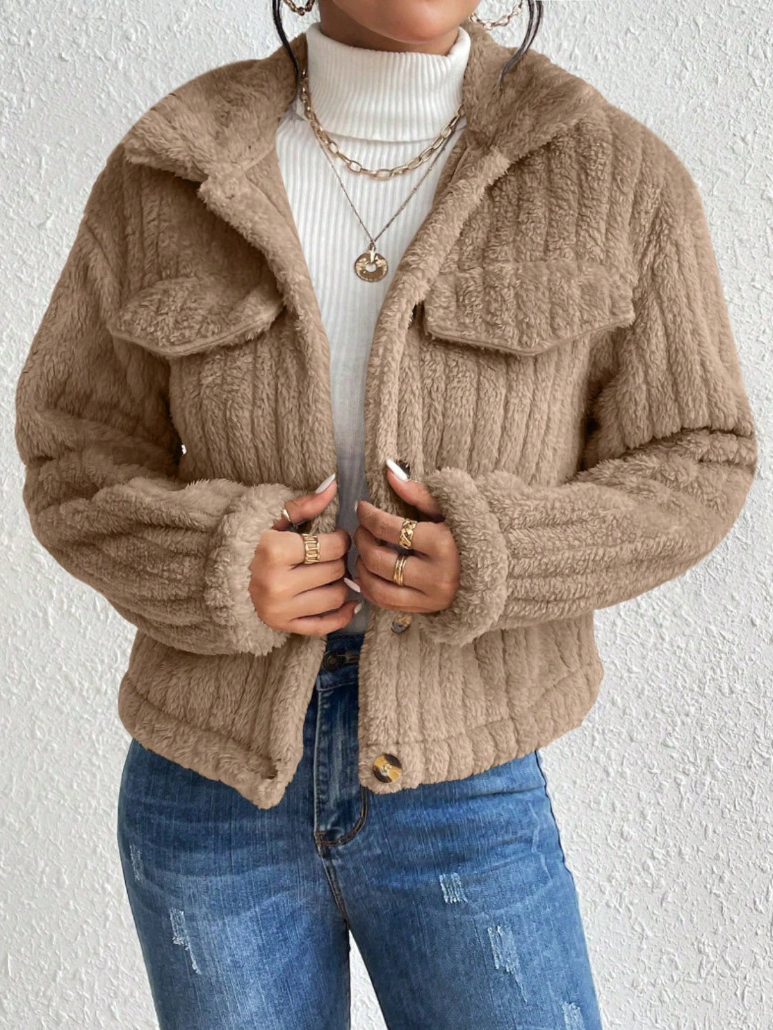 Fuzzy | Geacă de primăvară călduroasă