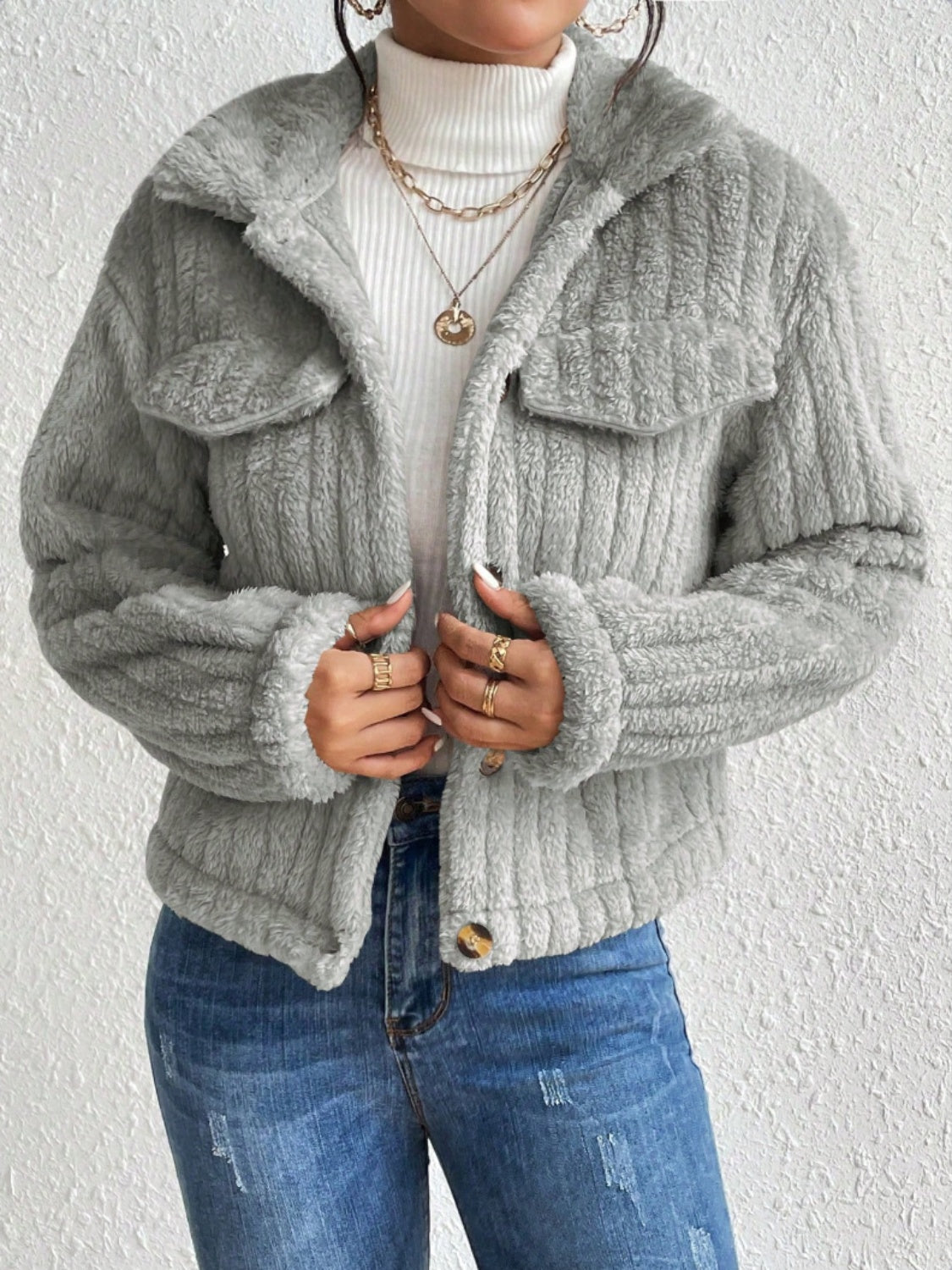 Fuzzy | Geacă de primăvară călduroasă