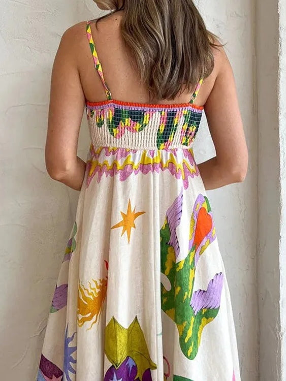 Rochie mare cu imprimeu Clidress Slip Fashion