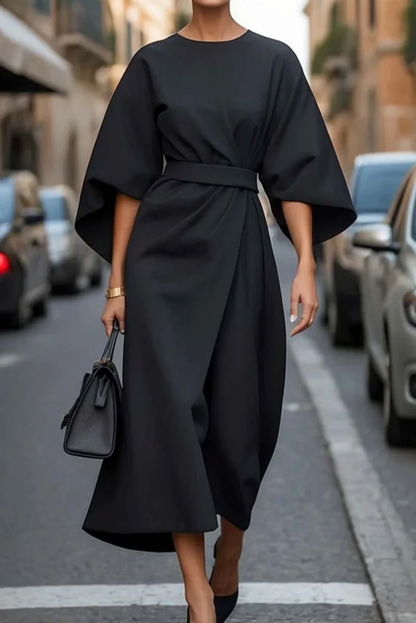Kyra | Rochie cu Mâneci Largi