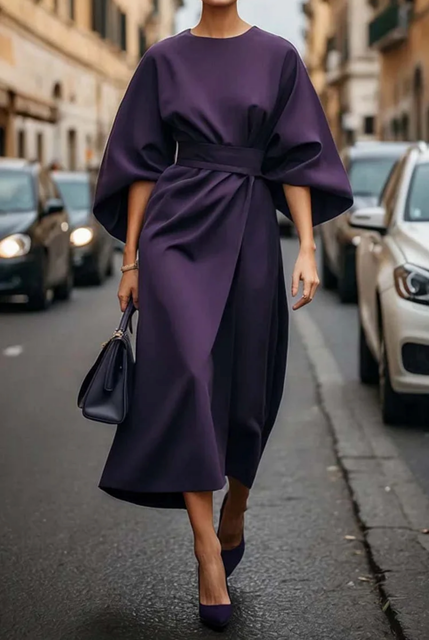Kyra | Rochie cu Mâneci Largi