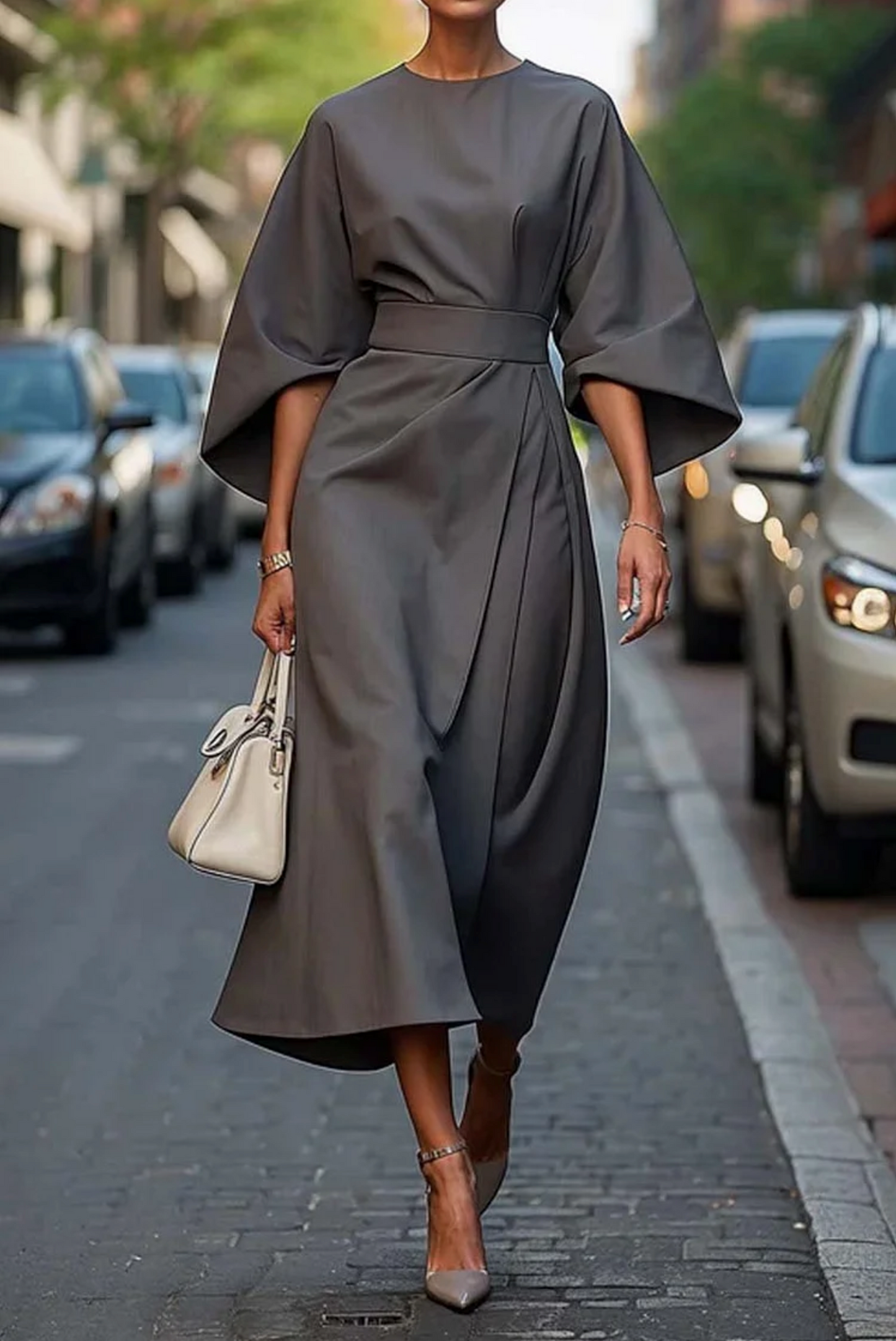 Kyra | Rochie cu Mâneci Largi