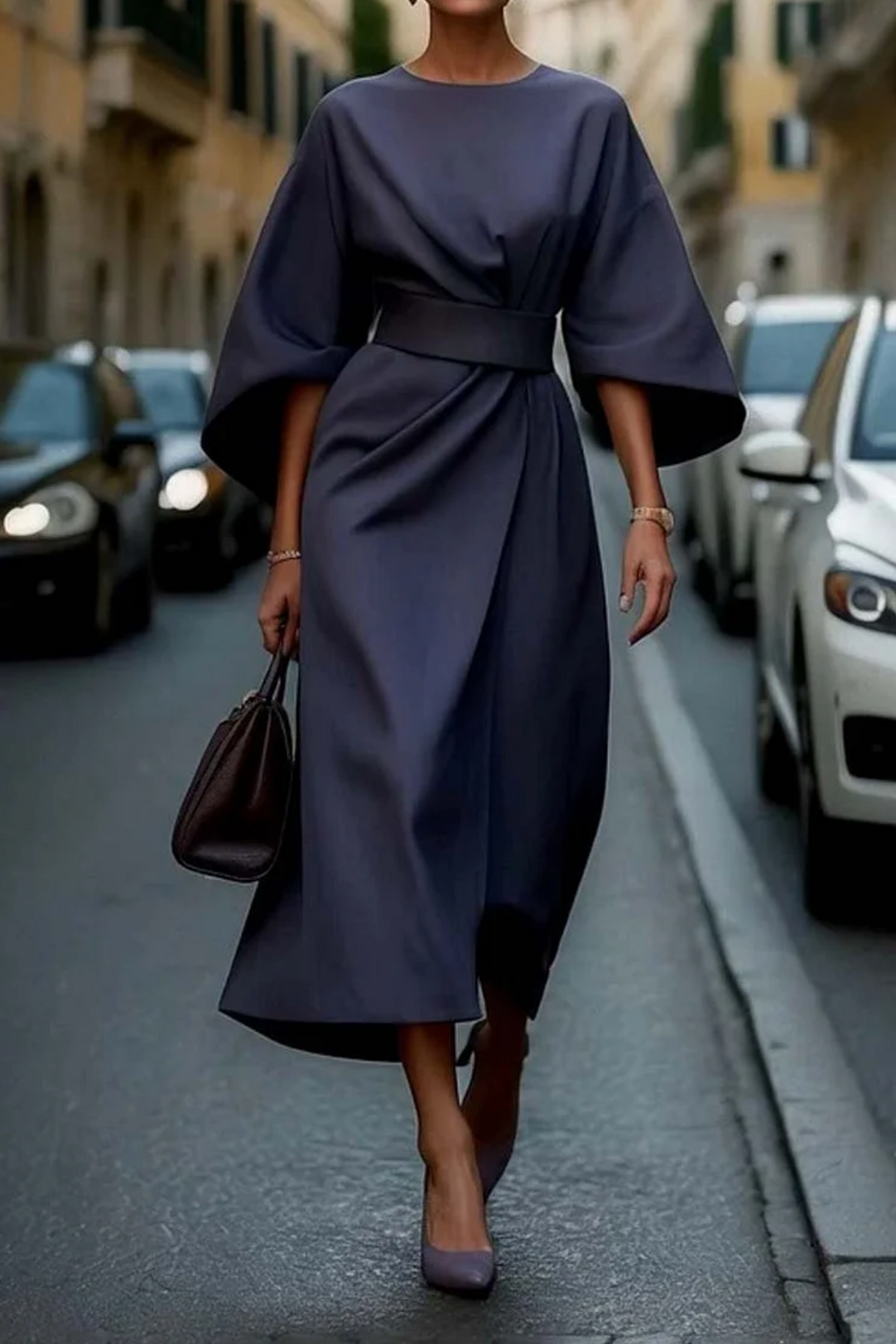Louise™ | Rochie Maxi de Seară cu Curea