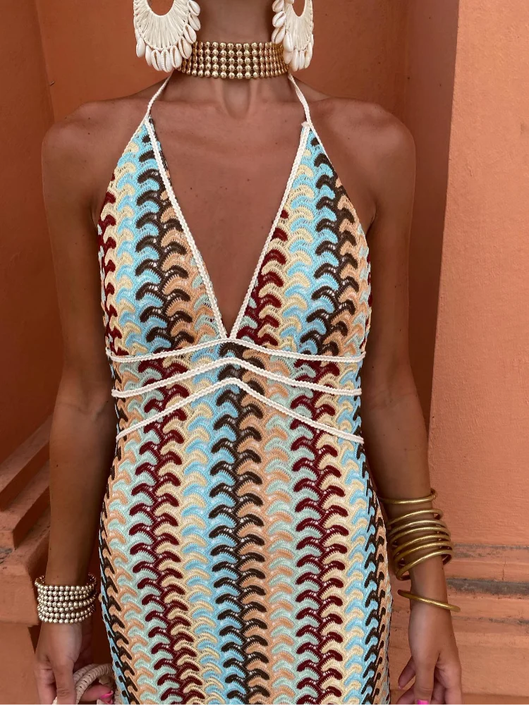 Roxanne | Rochie Halter cu Spate Deschis Seducător