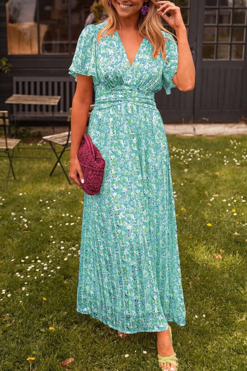 Sandra™ | Rochie Maxi Elegantă cu Decolteu în V
