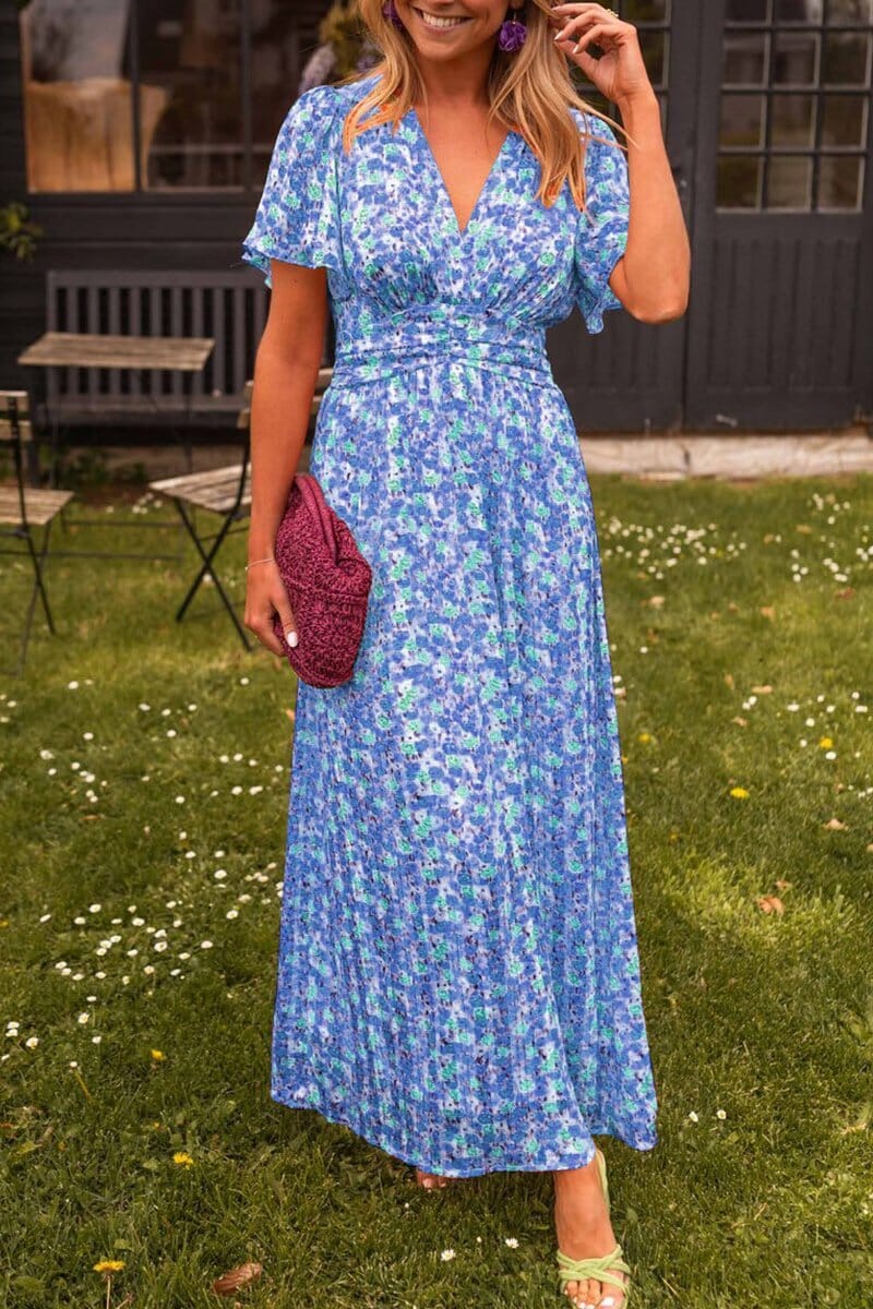 Sandra™ | Rochie Maxi Elegantă cu Decolteu în V