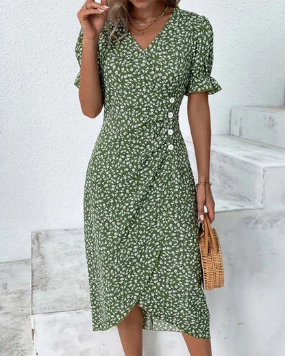 Rosa | Rochie elegantă tip wrap