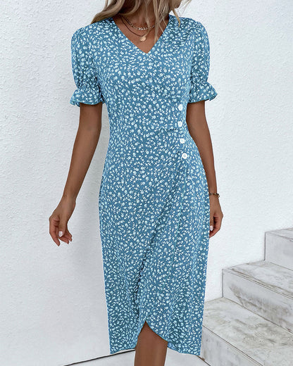 Rosa | Rochie elegantă tip wrap