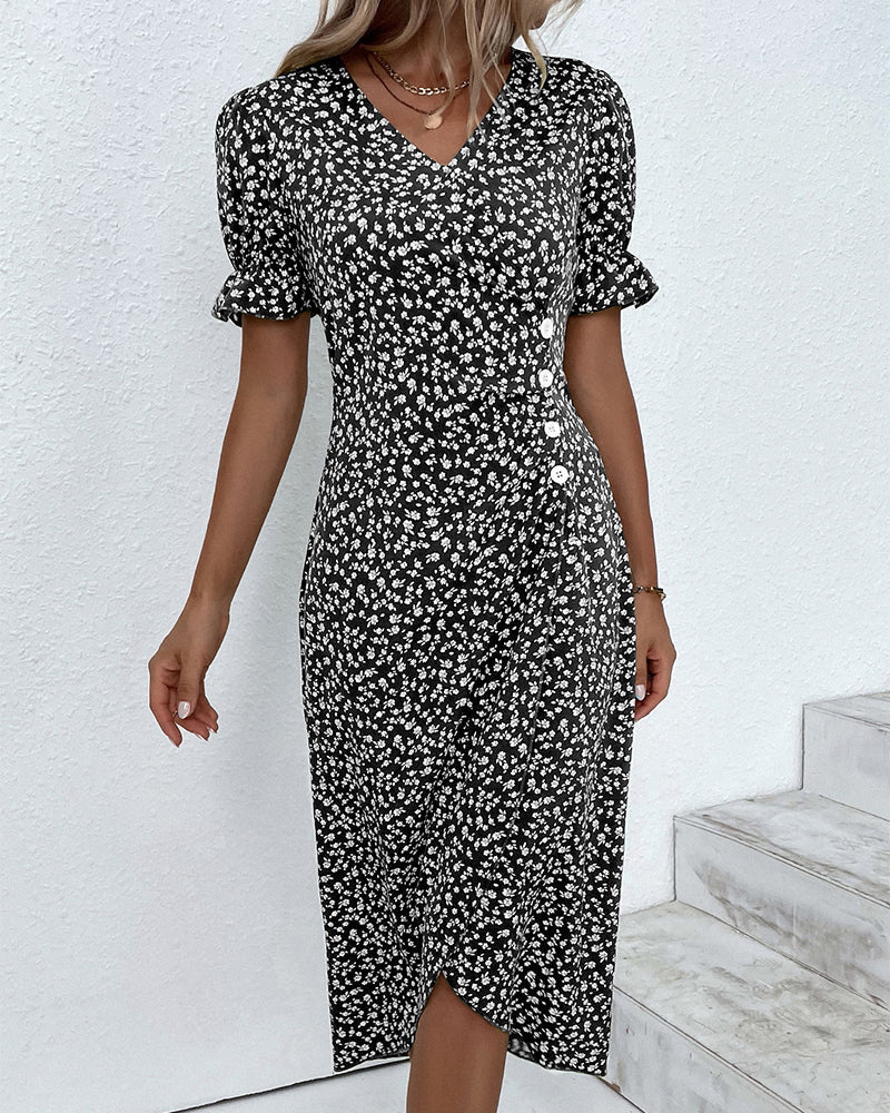 Rosa | Rochie elegantă tip wrap