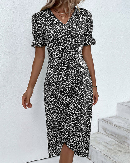 Rosa | Rochie elegantă tip wrap