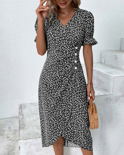 Rosa | Rochie elegantă tip wrap