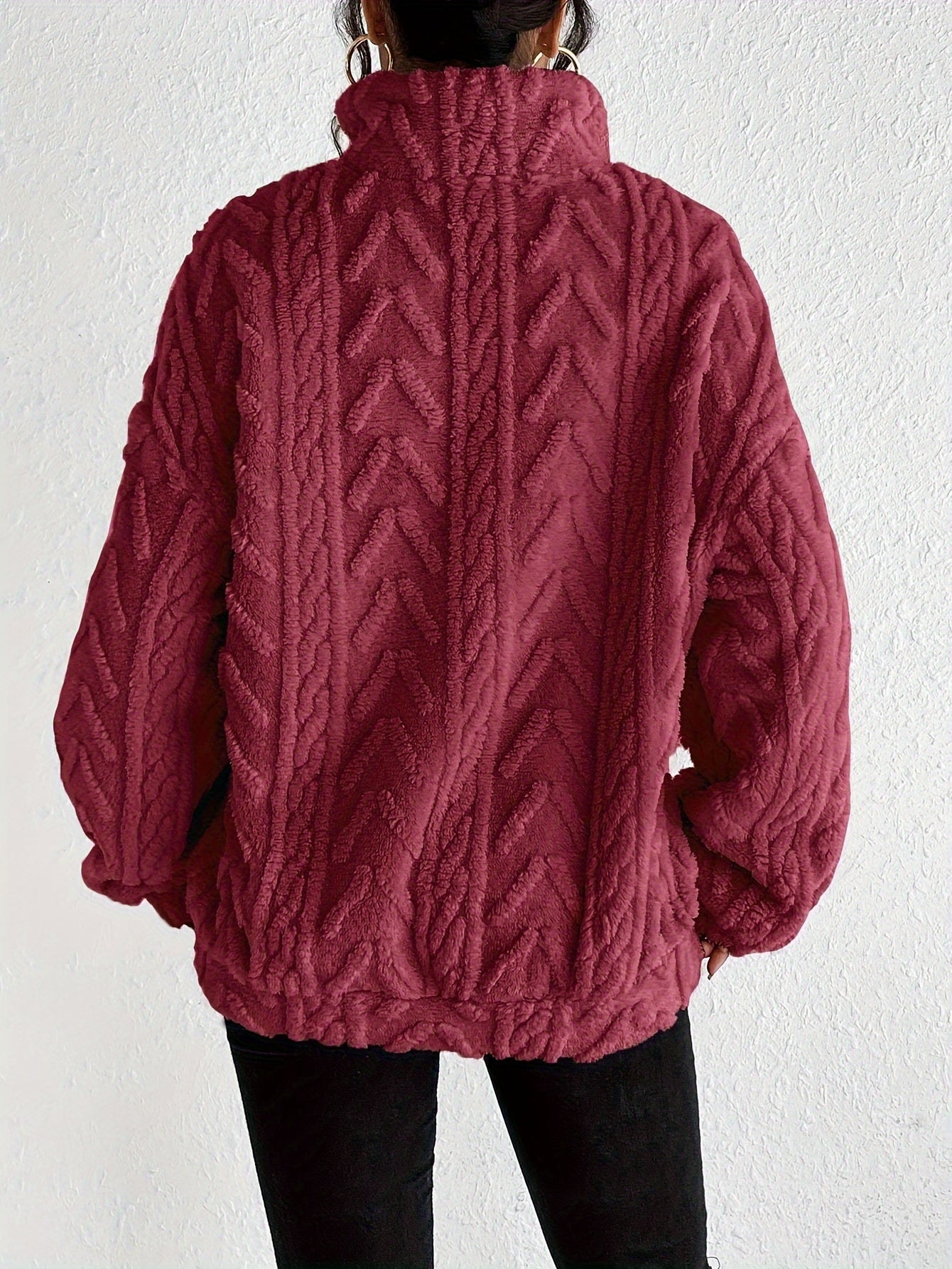 Amoria | Knitted Fleece Sweater