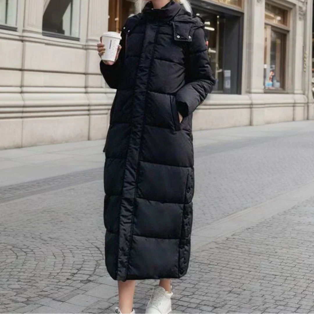 Amoria | Arctic Luxe Longline Puffer Coat