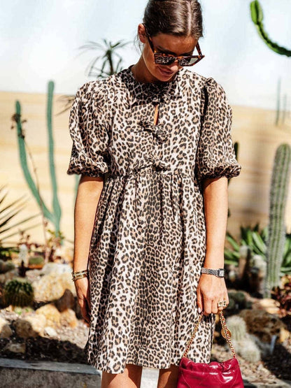 Leopard | Rochie tip cămașă