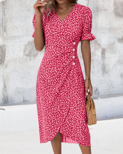 Rosa | Rochie elegantă tip wrap