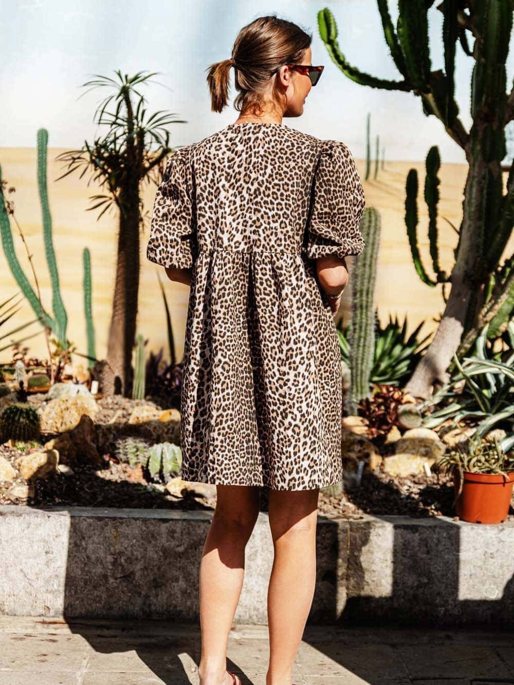 Leopard | Rochie tip cămașă