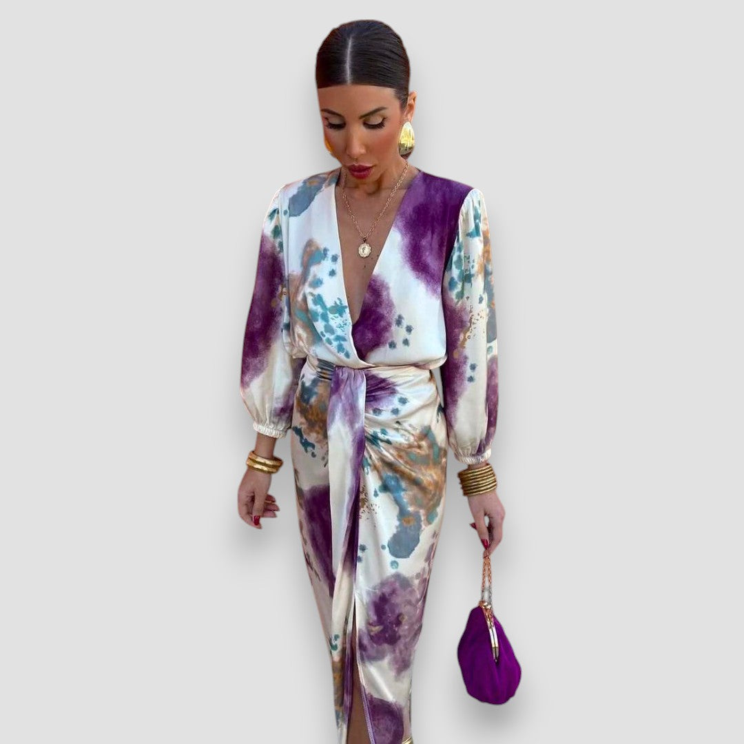 Larissa | Rochie Elegantă cu Decolteu în V