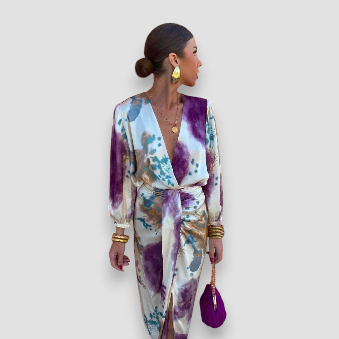 Larissa | Rochie Elegantă cu Decolteu în V