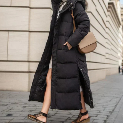 Amoria | Arctic Luxe Longline Puffer Coat