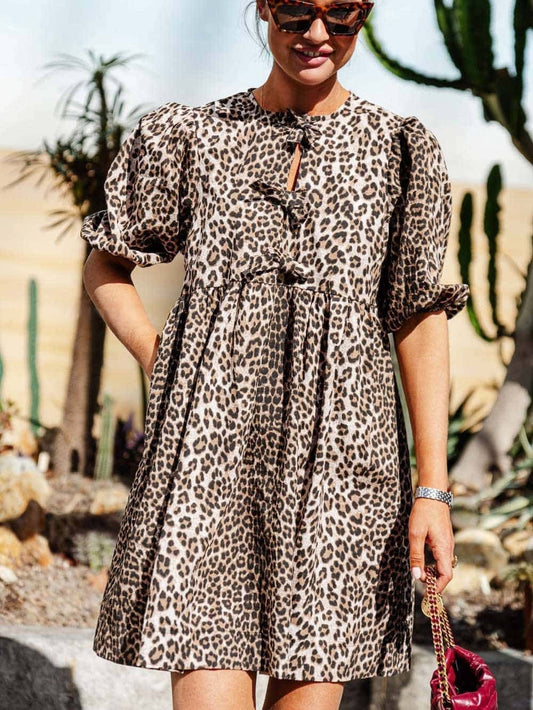 Leopard | Rochie tip cămașă