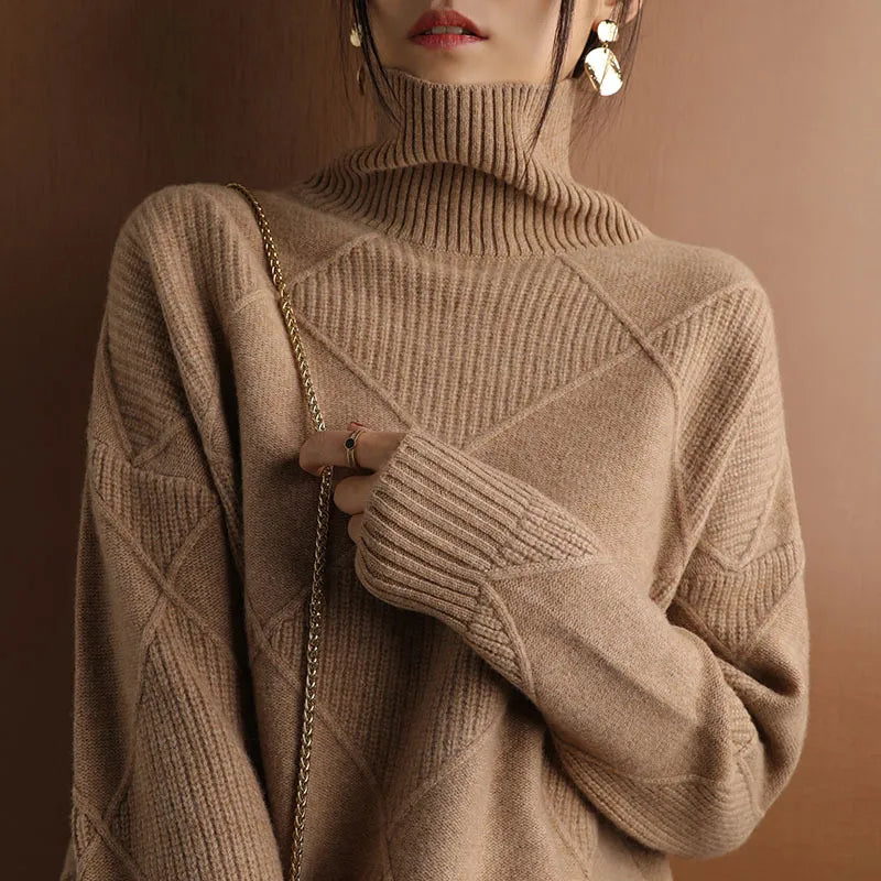 Amoria | Mara Comfortable Soft Turtleneck Sweater