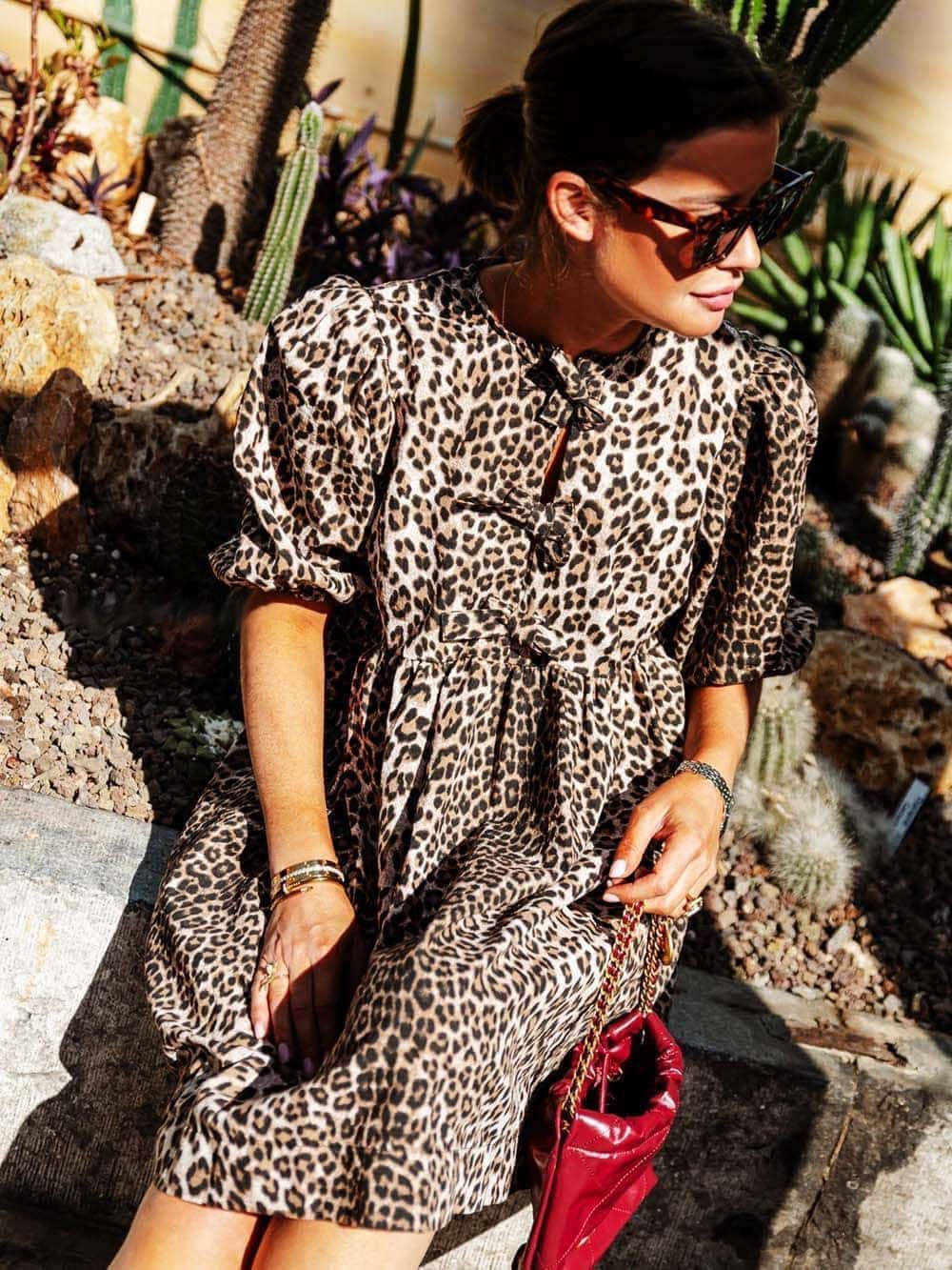 Leopard | Rochie tip cămașă