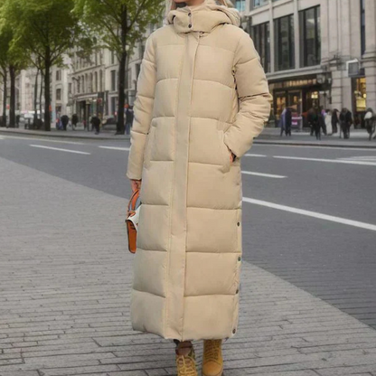 Amoria | Arctic Luxe Longline Puffer Coat