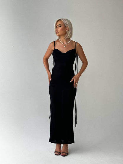 Blair | Rochie Maxi Modă Fără Spate