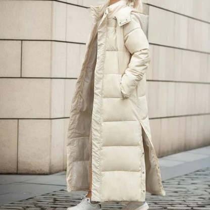 Amoria | Arctic Luxe Longline Puffer Coat