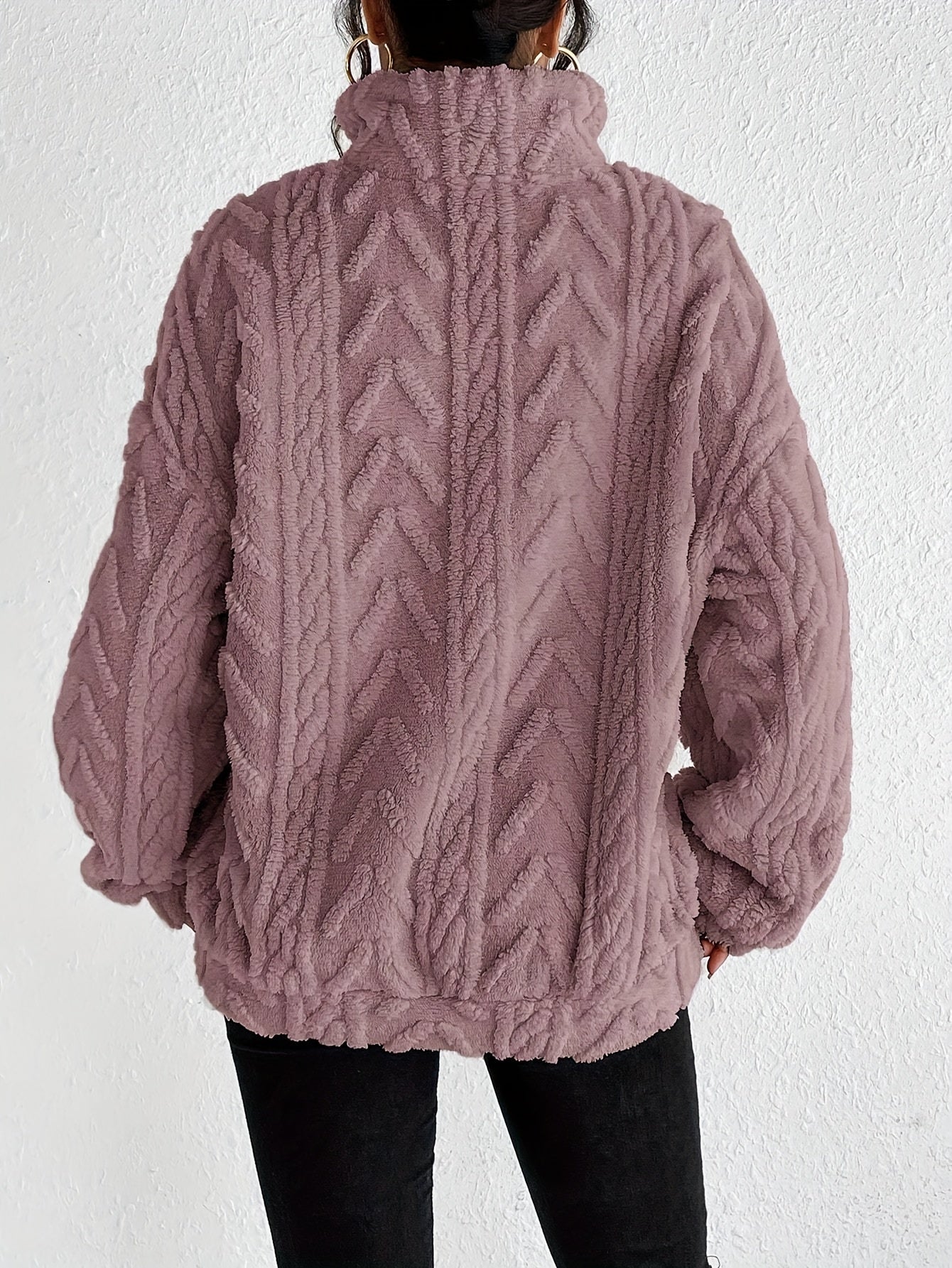 Amoria | Knitted Fleece Sweater