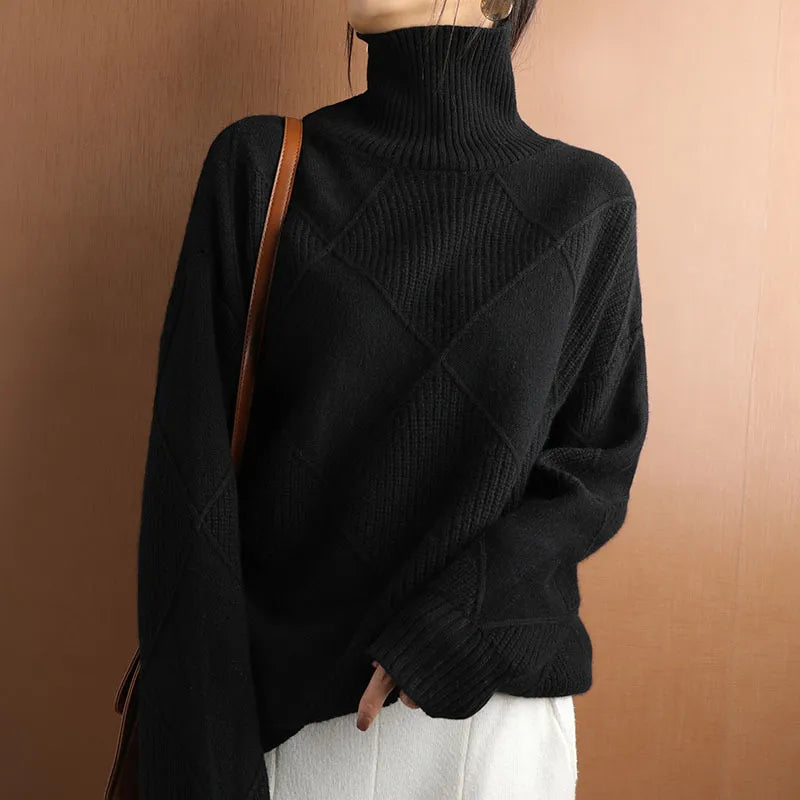 Amoria | Mara Comfortable Soft Turtleneck Sweater