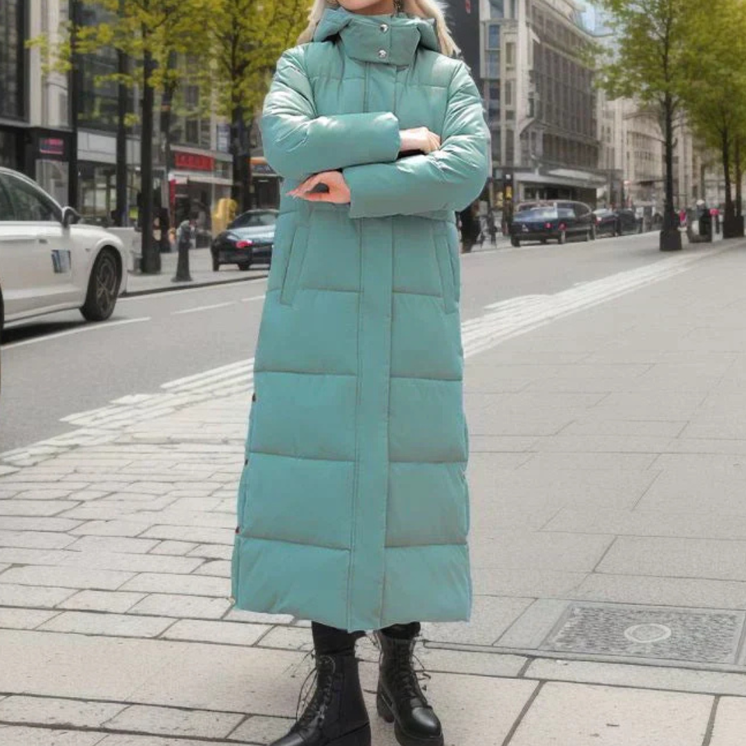 Amoria | Arctic Luxe Longline Puffer Coat