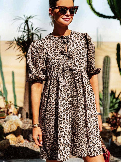 Leopard | Rochie tip cămașă