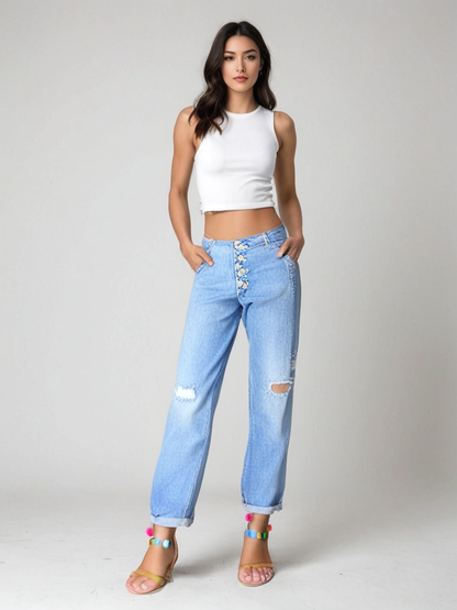 Sabrina | Ripped Stretch