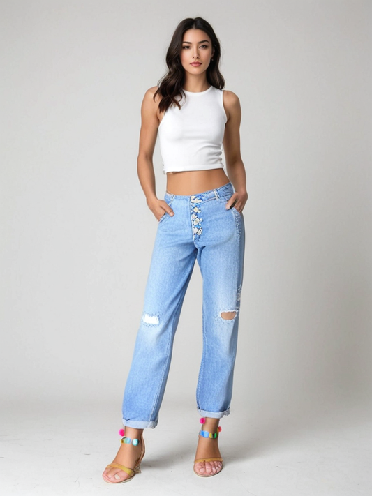 Sabrina | Ripped Stretch