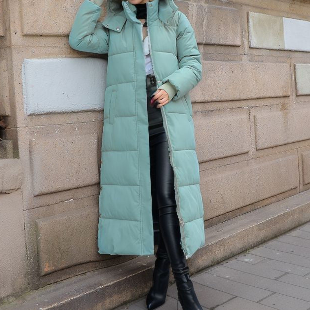 Amoria | Arctic Luxe Longline Puffer Coat