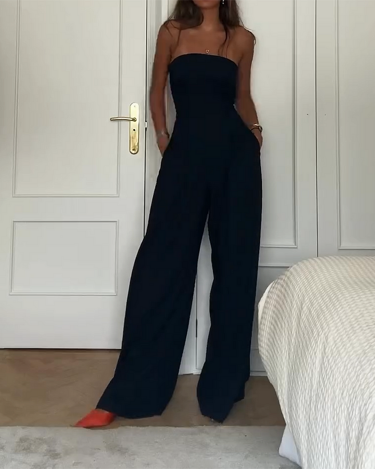 Amoria | Braidy Elegant Off-Shoulder Jumpsuit