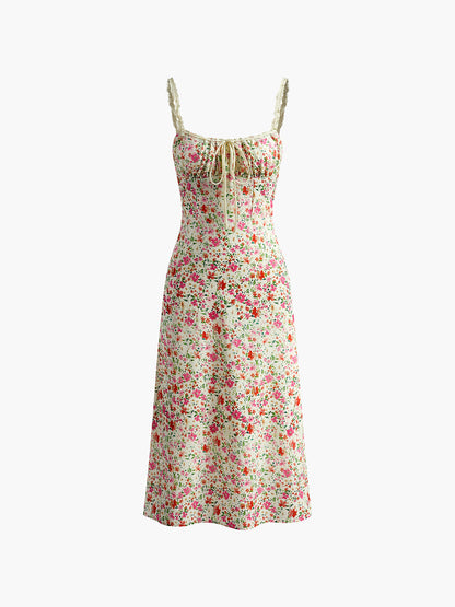 Rochie Midi Cami cu Imprimeu Floral
