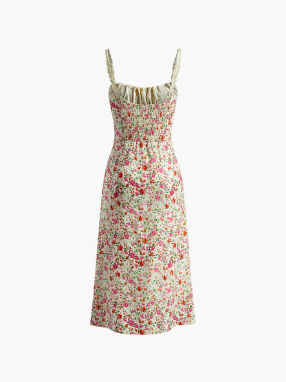 Rochie Midi Cami cu Imprimeu Floral