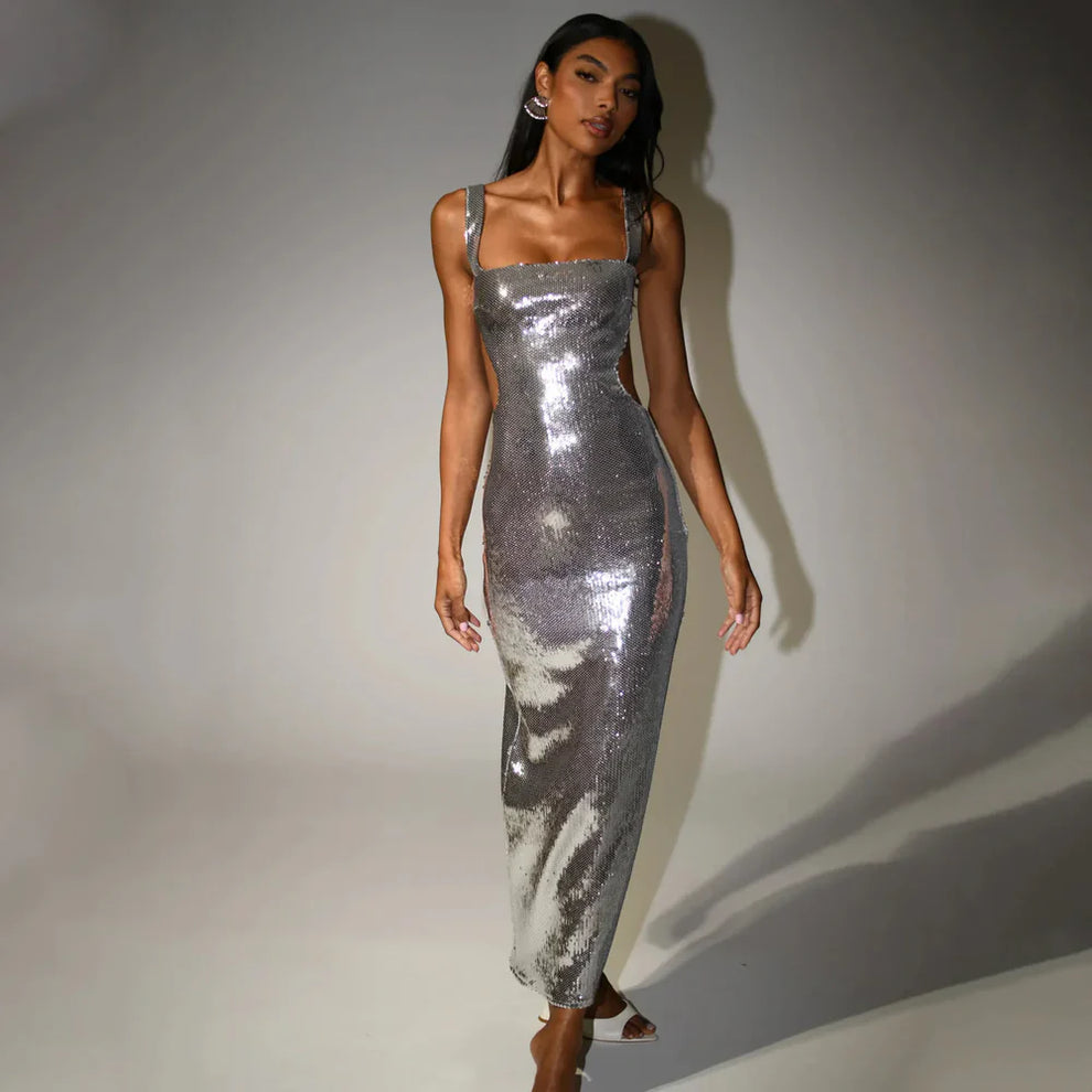 Zofia | Rochie Maxi cu Sclipici