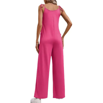Leah | Salopetă cu Pantaloni Largi