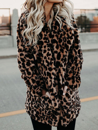 Sarah | Jachetă cu imprimeu leopard