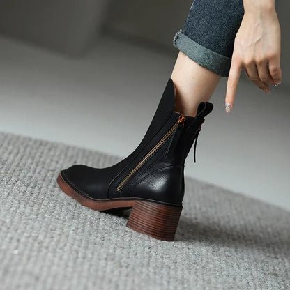 Amoria | Leather Ankle Boots