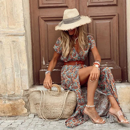 Luna® | Rochie Maxi Bohemian Elegantă