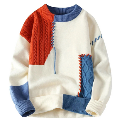 Amoria | Sweater with Patchwork