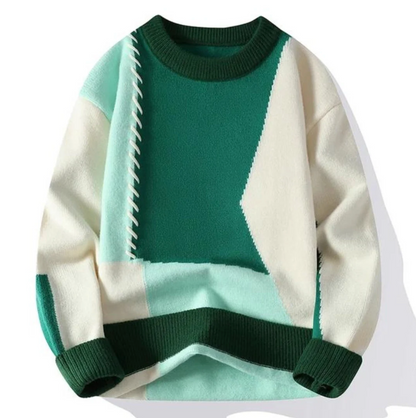 Amoria | Sweater with Patchwork