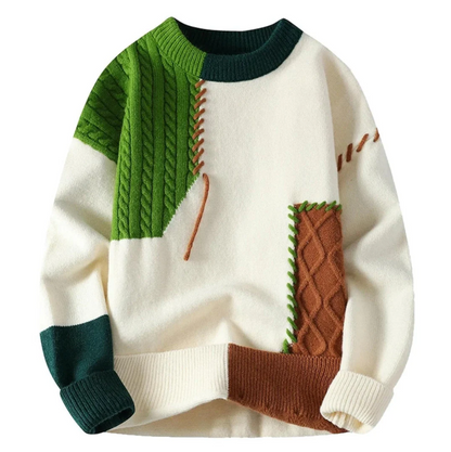 Amoria | Sweater with Patchwork