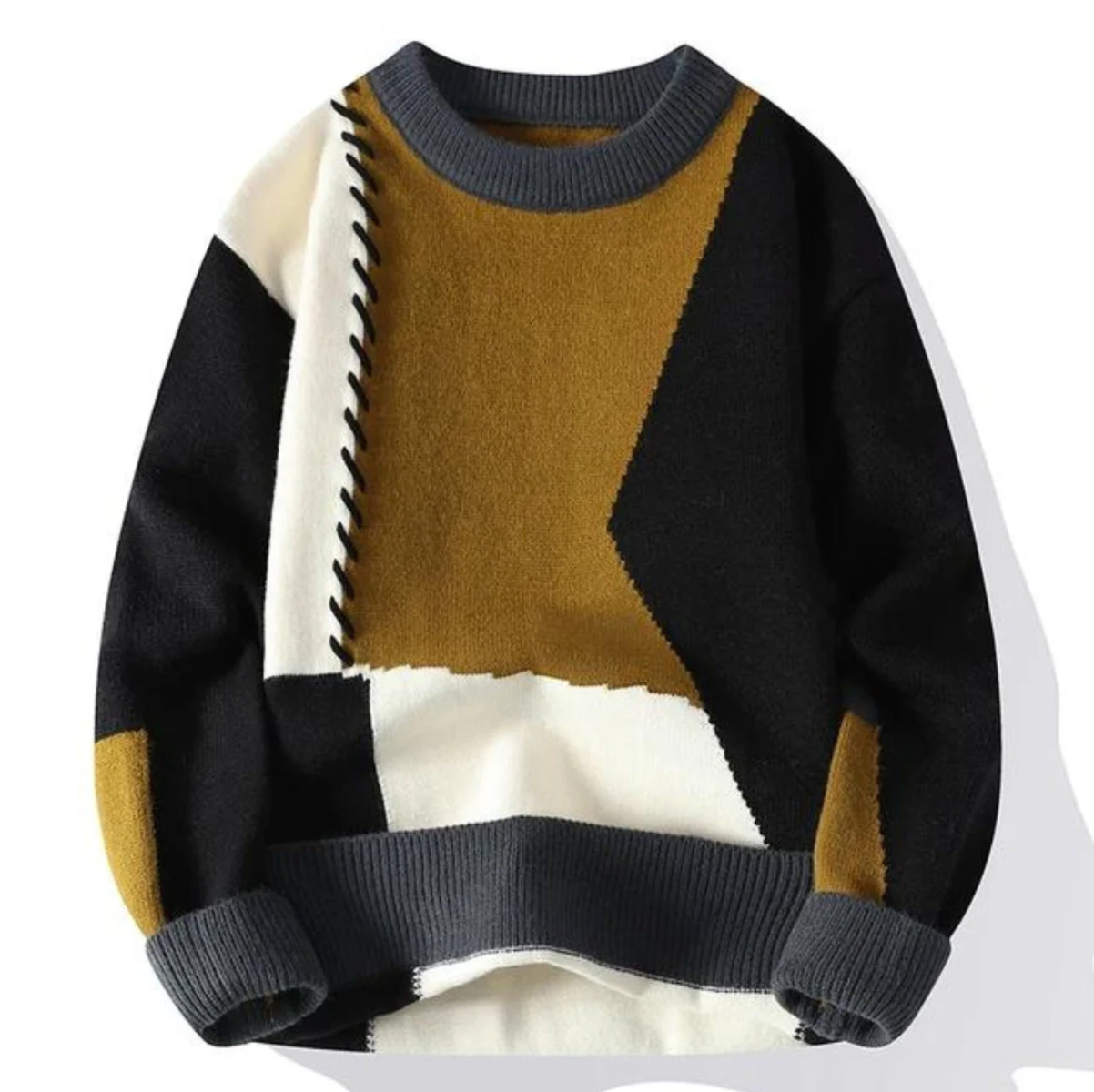 Amoria | Sweater with Patchwork